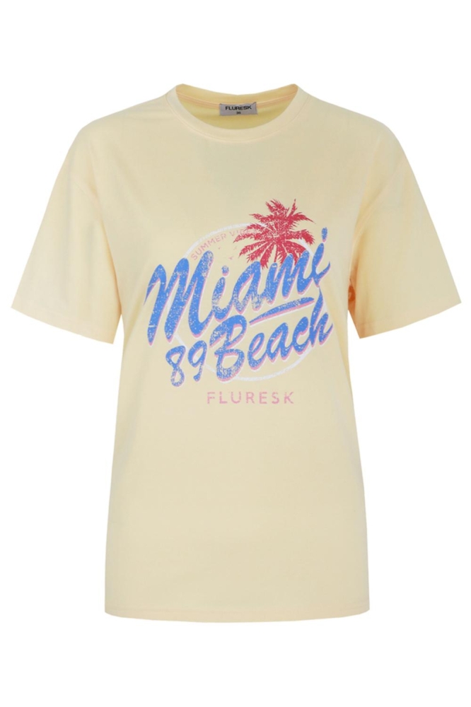 ANNORA T SHIRT 25ZFFF01 125 Sunbeam Yellow